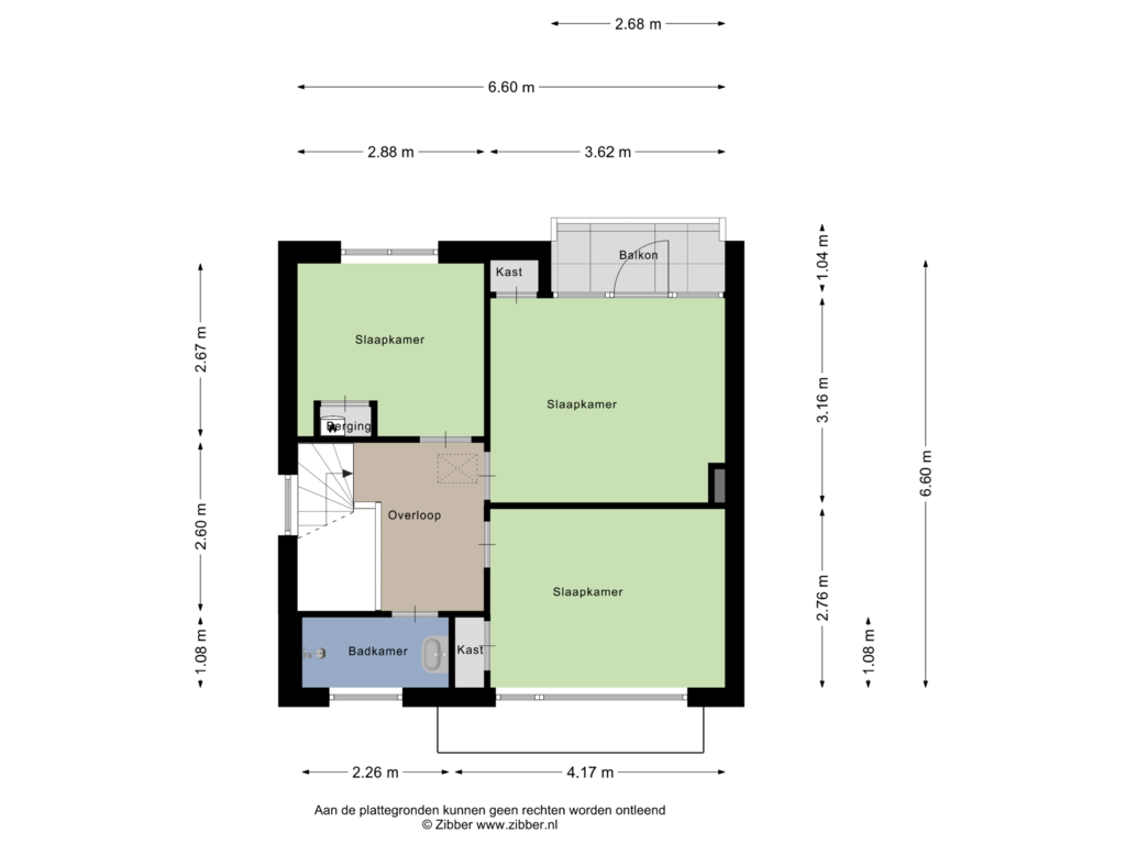 Bekijk plattegrond van Eerste verdieping van Dirk Boutsstraat 8