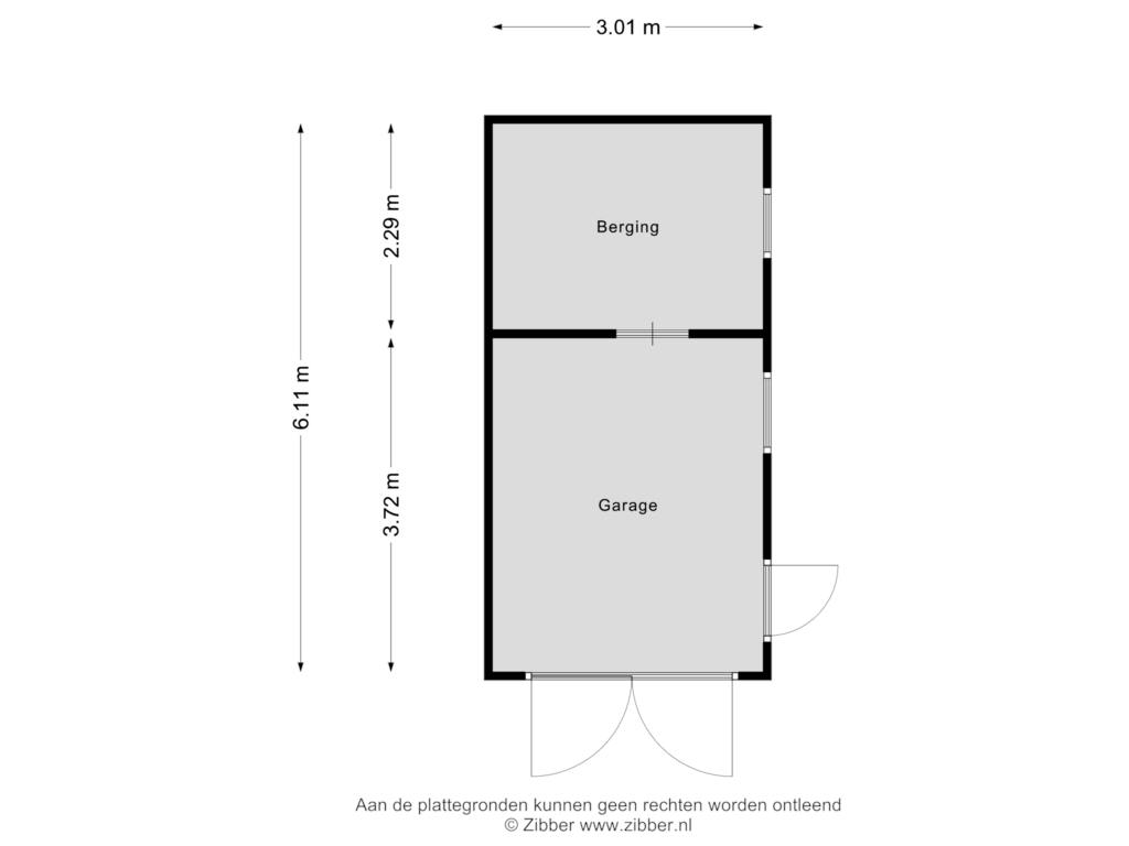 Bekijk plattegrond van Garage van Dirk Boutsstraat 8