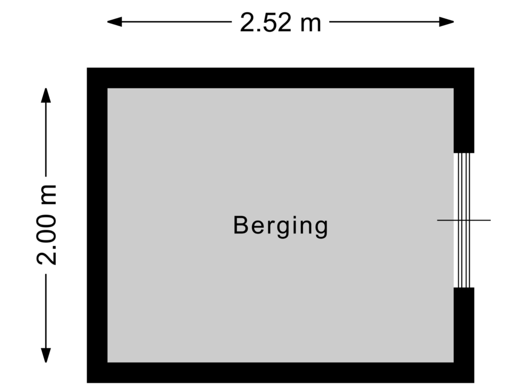 Bekijk plattegrond van Berging van Dodonaeuslaan 302