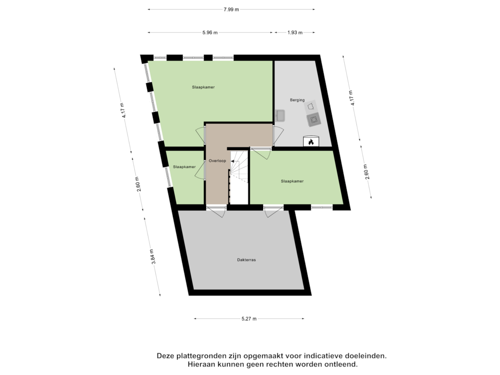 View floorplan of Tweede Verdieping of Parcivalring 2