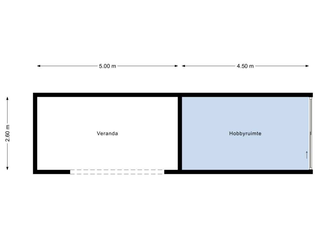 View floorplan of Veranda of Ruisseveen 15