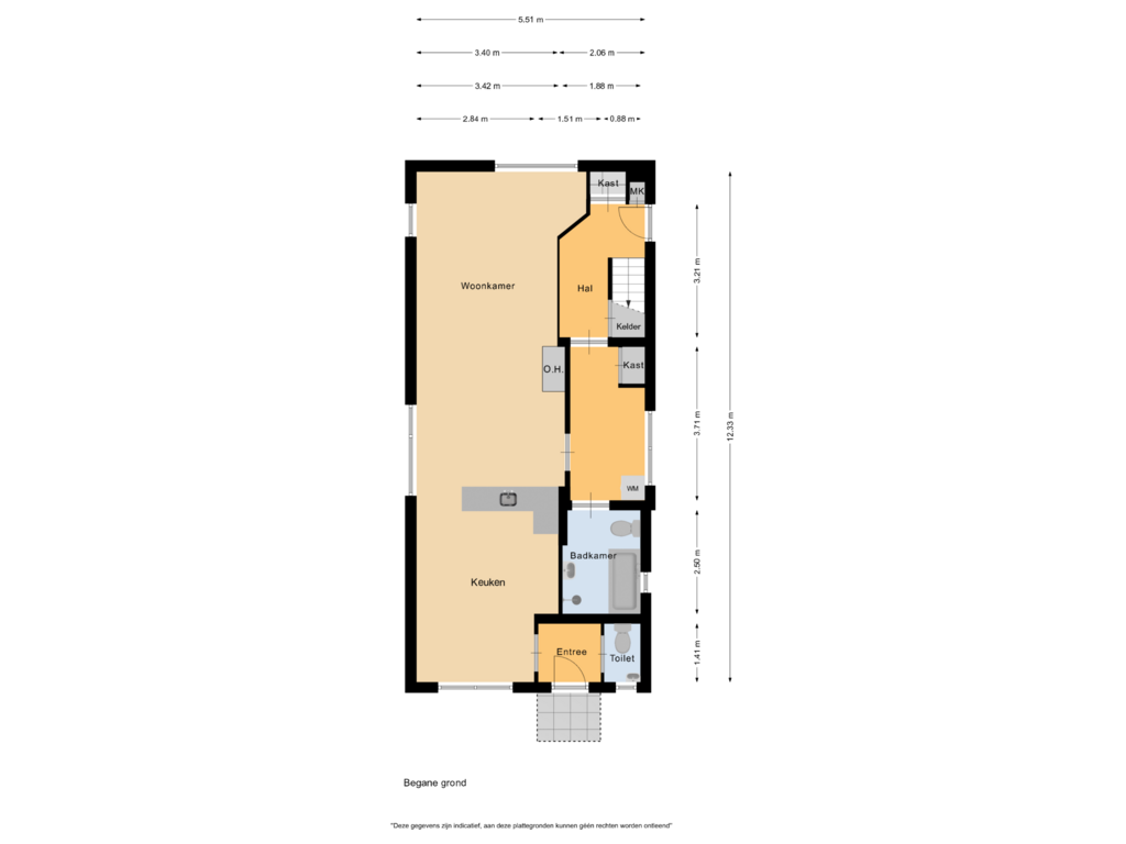 Bekijk plattegrond van Begane grond van Kruipwilg 24