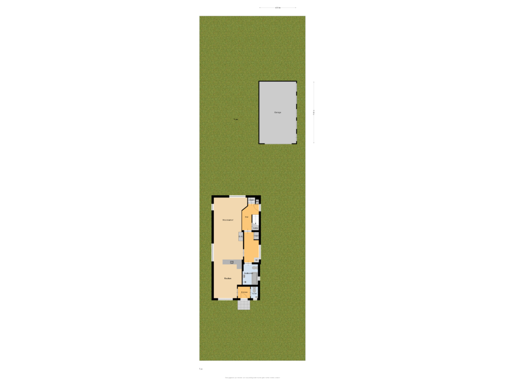 Bekijk plattegrond van Tuin van Kruipwilg 24