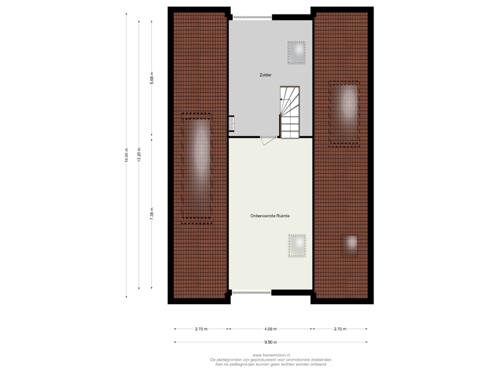 View floorplan of Verdieping 2 of Osdorperweg 534