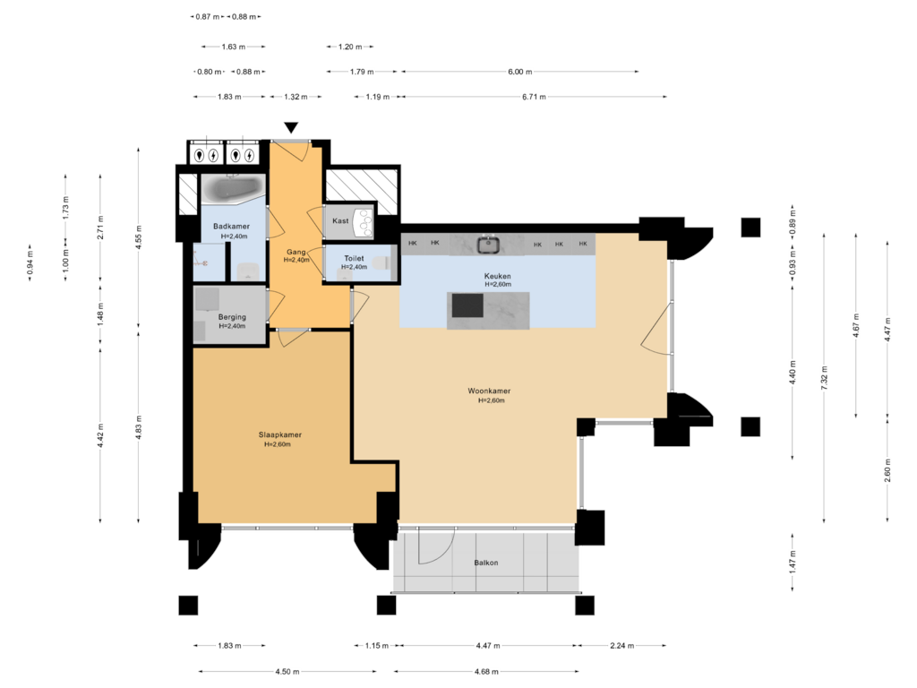 Bekijk plattegrond van Plattegrond 2 van Rodezand 3-E31