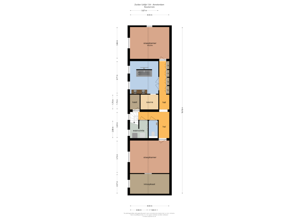 Bekijk plattegrond van SOUTERRAIN van Zuider IJdijk 134