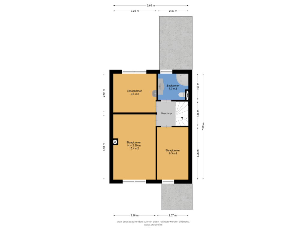 Bekijk plattegrond van 1e Verdieping van Druwerbrink 99