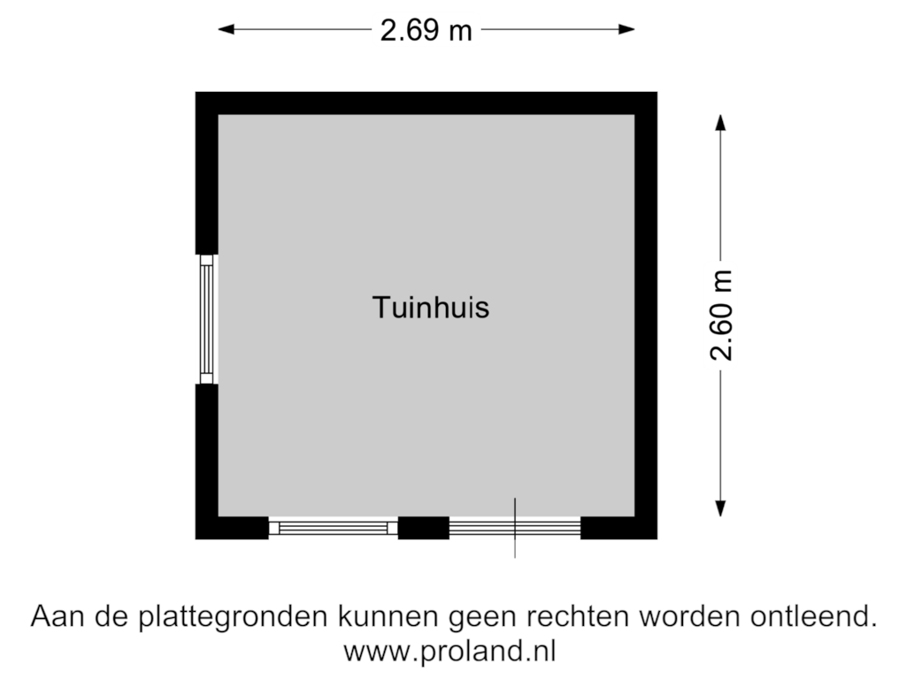 Bekijk plattegrond van Tuinhuis van Druwerbrink 99