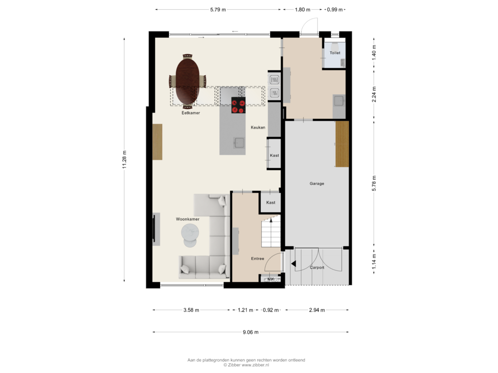 Bekijk plattegrond van Begane Grond van Schaepmanstraat 3