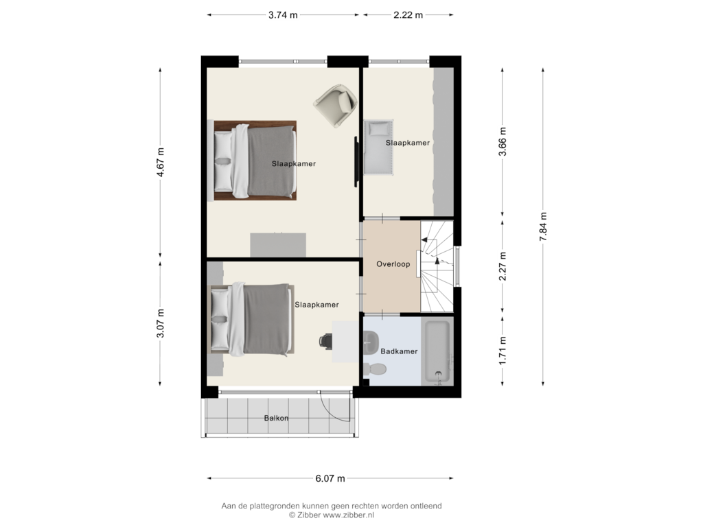 Bekijk plattegrond van Eerste Verdieping van Schaepmanstraat 3