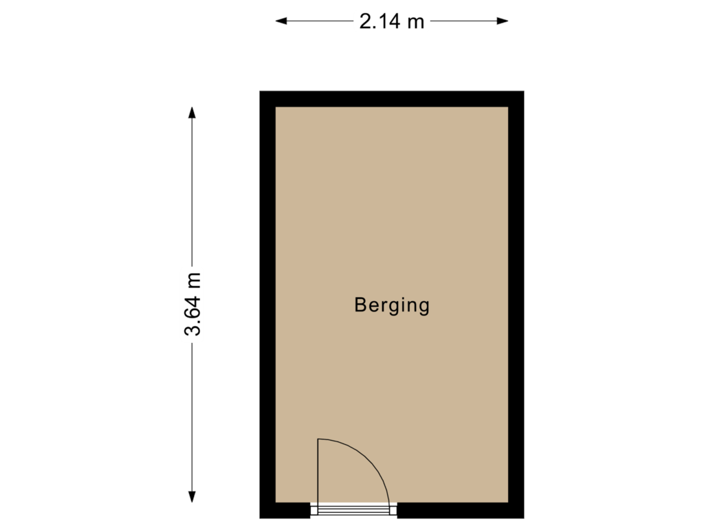 Bekijk plattegrond van Berging van Lisdodde 59