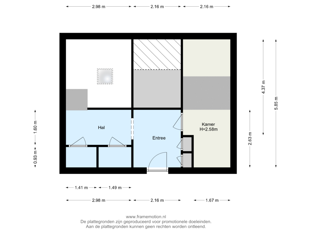 Bekijk plattegrond van Verdieping 10 van Verlengde Nieuwstraat 73