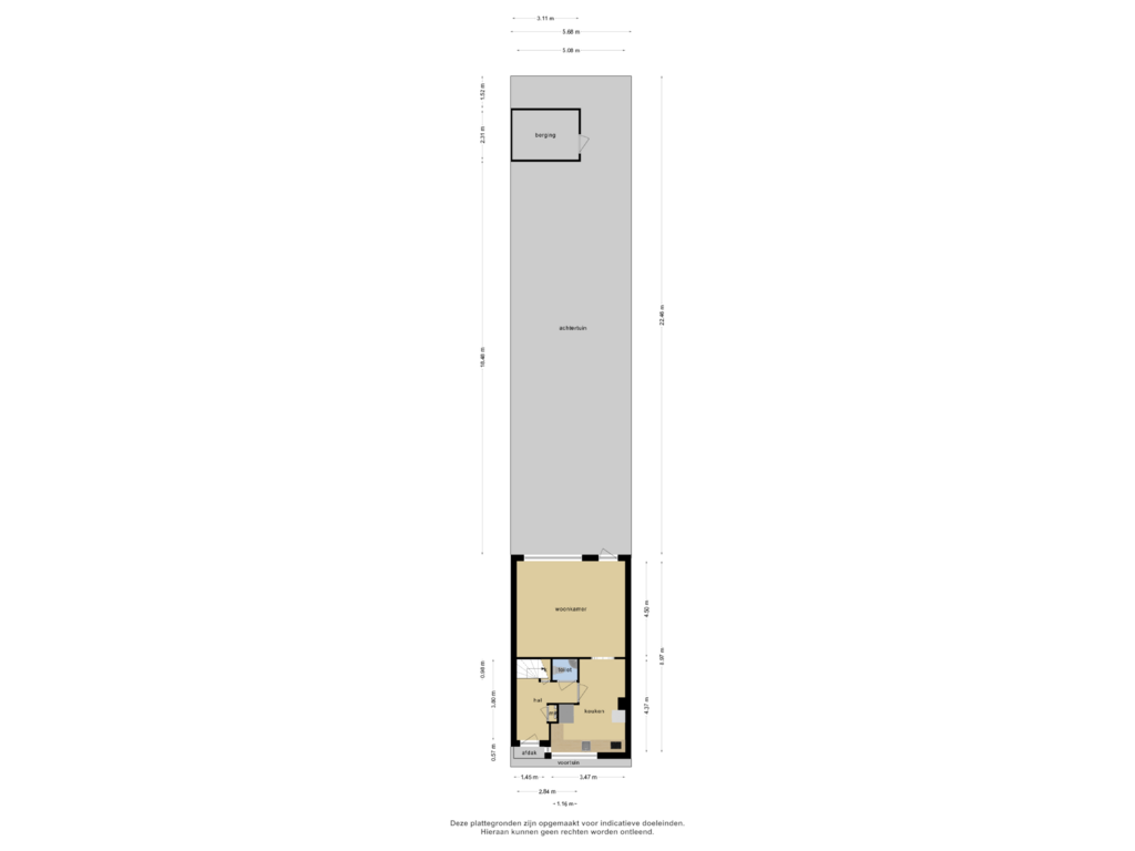 Bekijk plattegrond van Begane grond van Gildenlaan 89-A