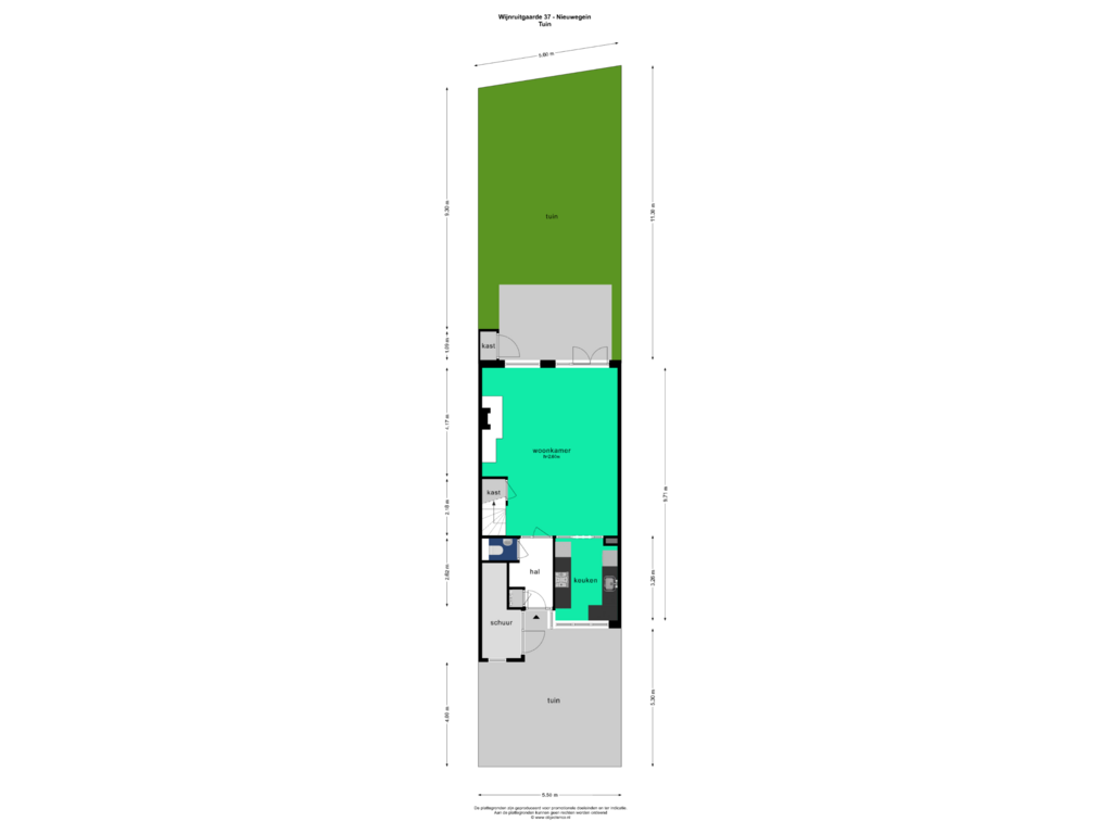 Bekijk plattegrond van TUIN van Wijnruitgaarde 37