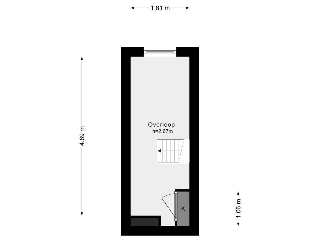 Bekijk plattegrond van 4e Verdieping van Retiefstraat 99-C