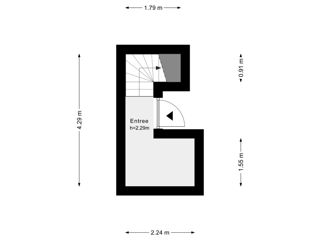 Bekijk plattegrond van 1e Verdieping van Jan Olphert Vaillantlaan 83-B