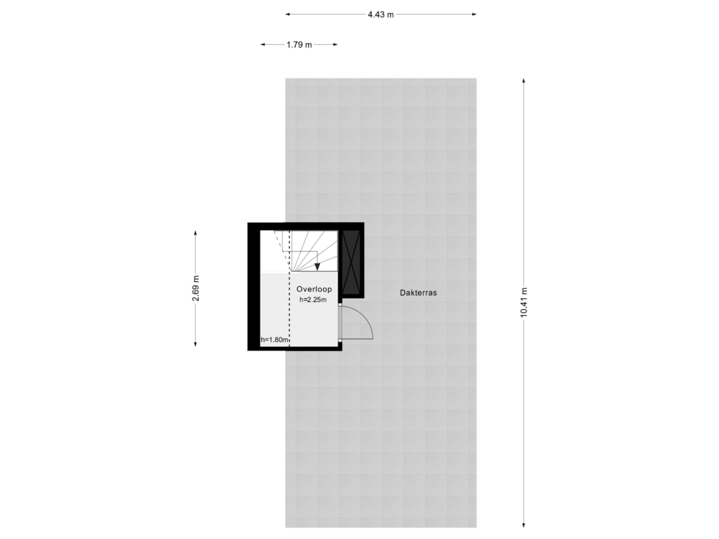 Bekijk plattegrond van 4e Verdieping van Jan Olphert Vaillantlaan 83-B