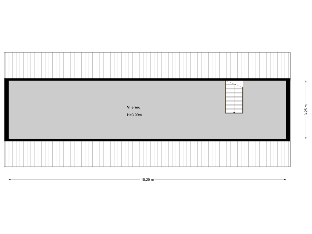 Bekijk plattegrond van Verdieping Guesthouse 1 van Eemdijk 134