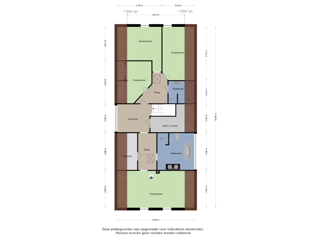 Bekijk plattegrond van Eerste verdieping van Engerstraat 4