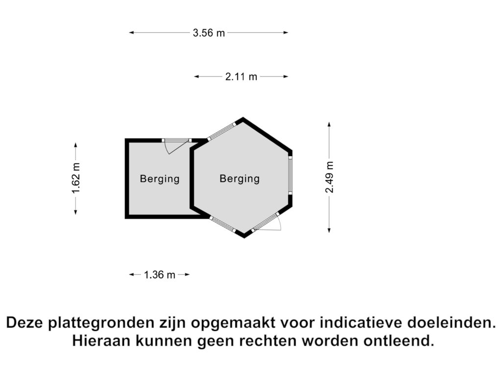 Bekijk plattegrond van Berging van Engerstraat 4