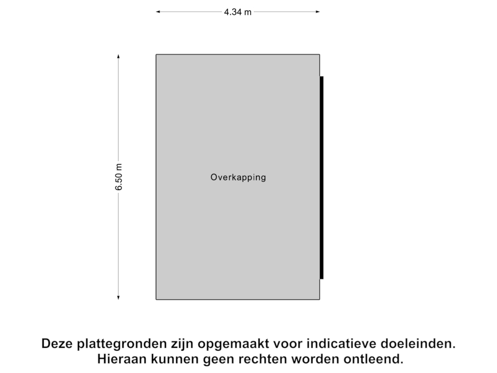 Bekijk plattegrond van Overkapping van Engerstraat 4