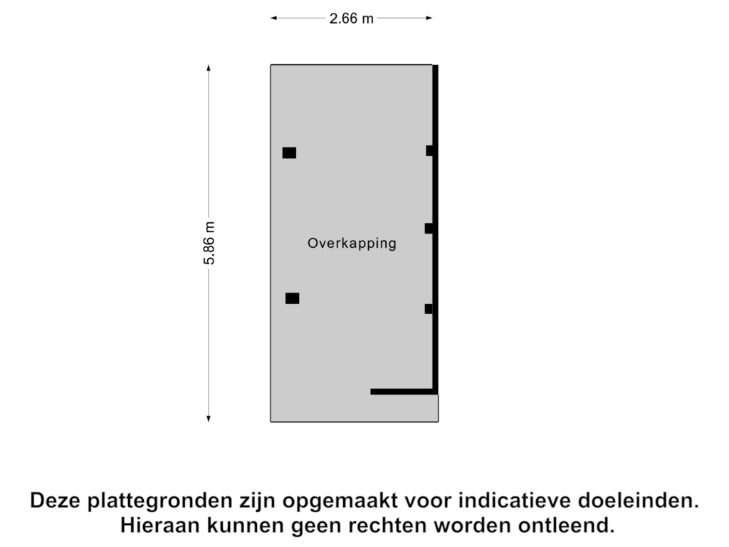 Bekijk plattegrond van Overkapping van Engerstraat 4