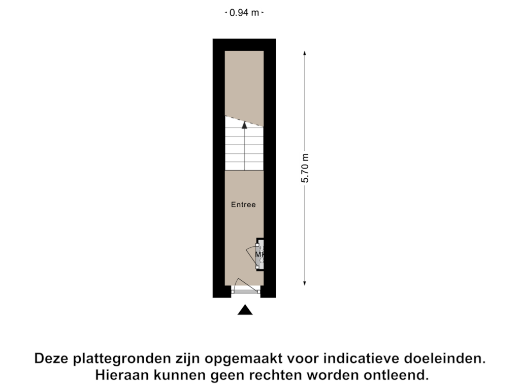 View floorplan of Begane Grond of Marnixstraat 114-RD