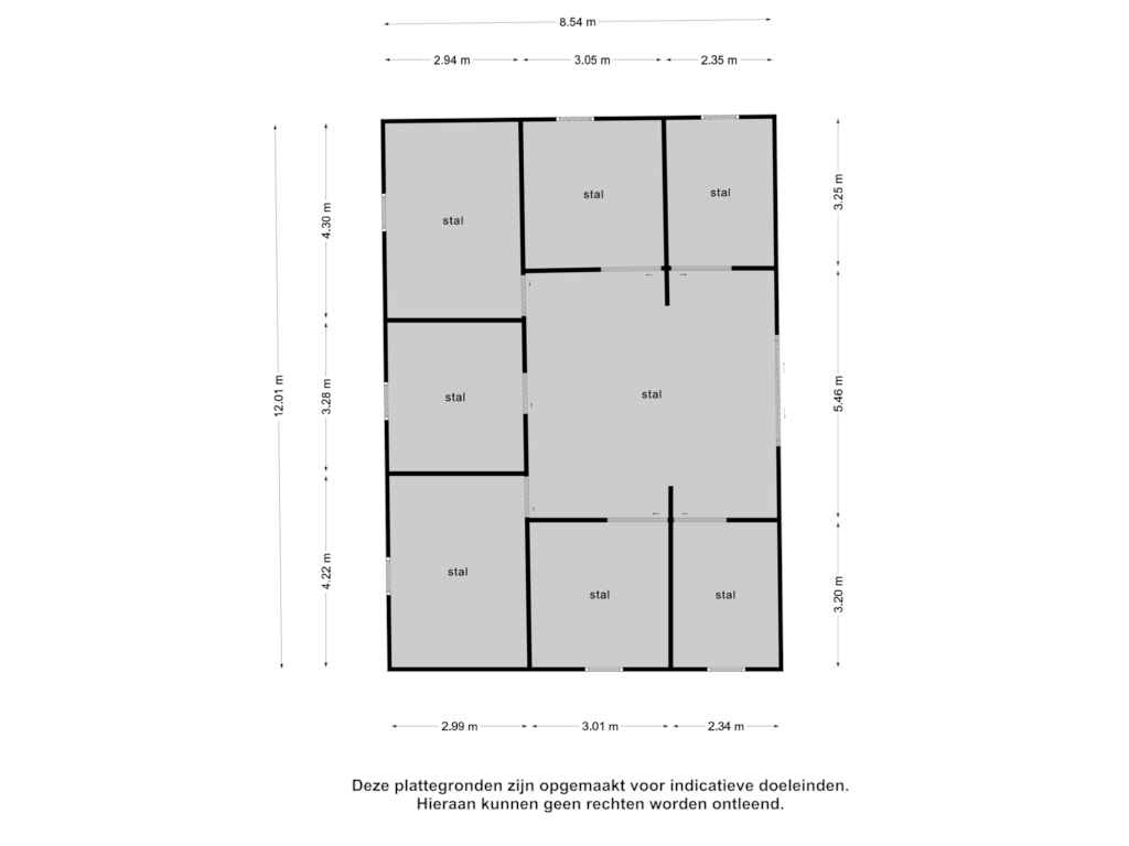 View floorplan of Berging of Marisbaan 5