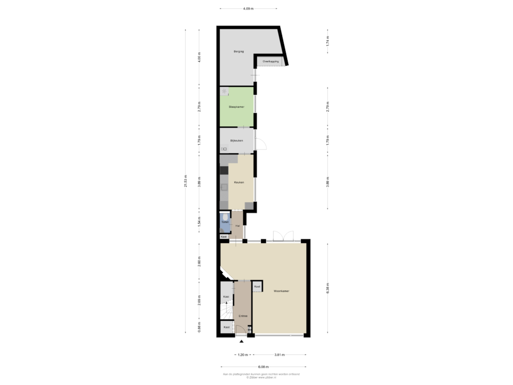 View floorplan of Begane Grond of H.M. Kesteloostraat 9