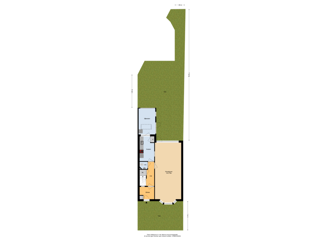 Bekijk plattegrond van Situatie van Hugo de Grootlaan 14