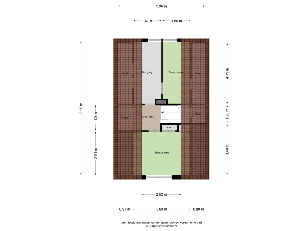 Bekijk plattegrond van Eerste Verdieping van Laakweg 116