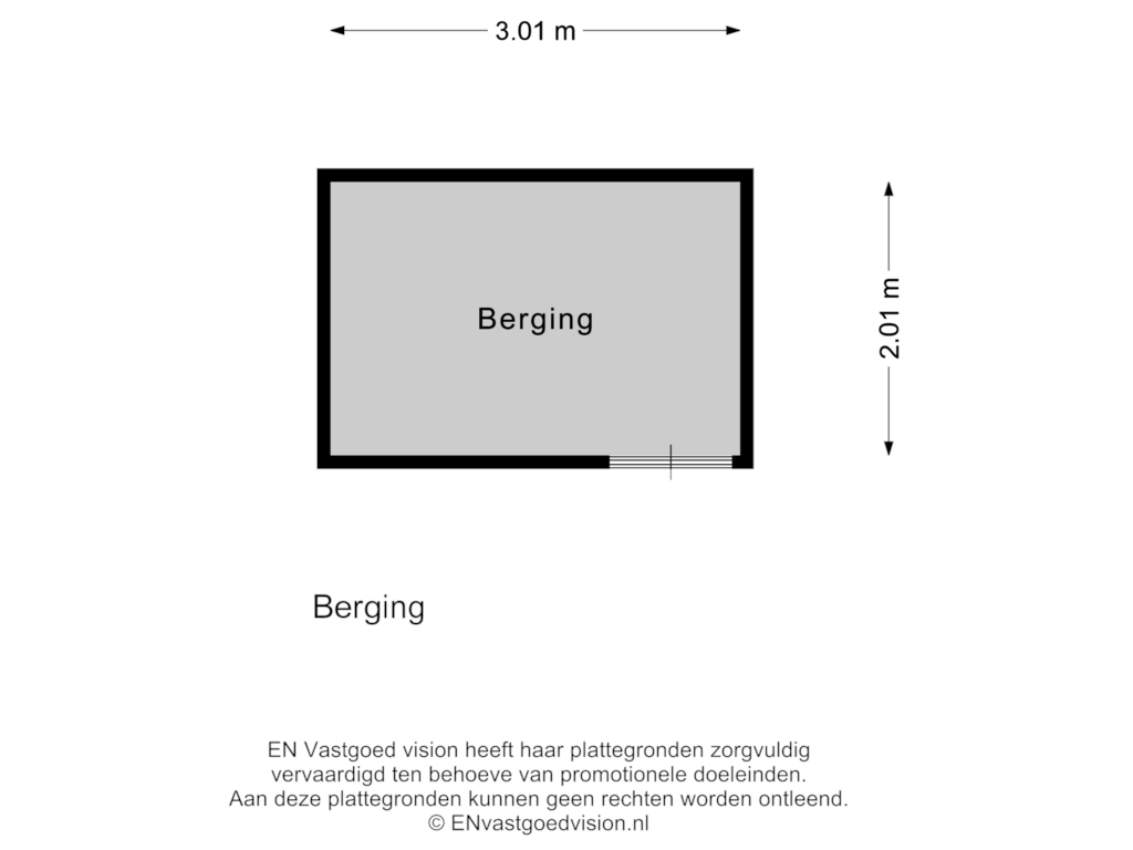 Bekijk plattegrond van Berging van Joke Smitstraat 30