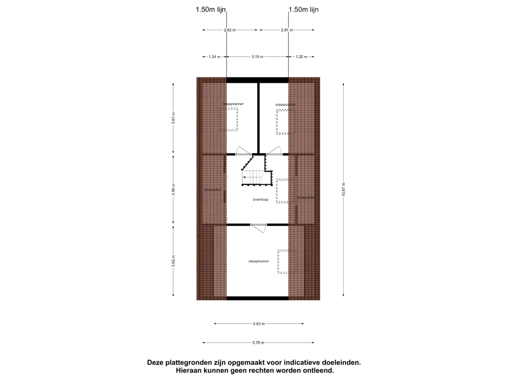 View floorplan of Gastenverblijf 1 of Noordweg 52-R