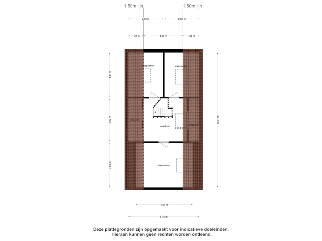 Bekijk plattegrond van Gastenverblijf 1 van Noordweg 52