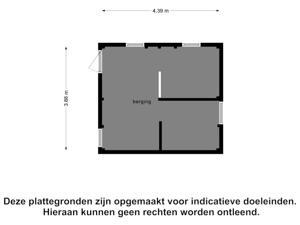 Bekijk plattegrond van Berging van Noordweg 52