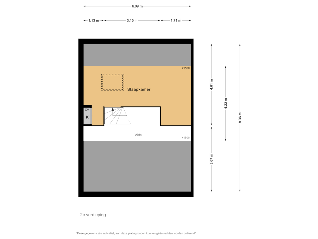 Bekijk plattegrond van 2e verdieping van Dijckmansstraat 2-G