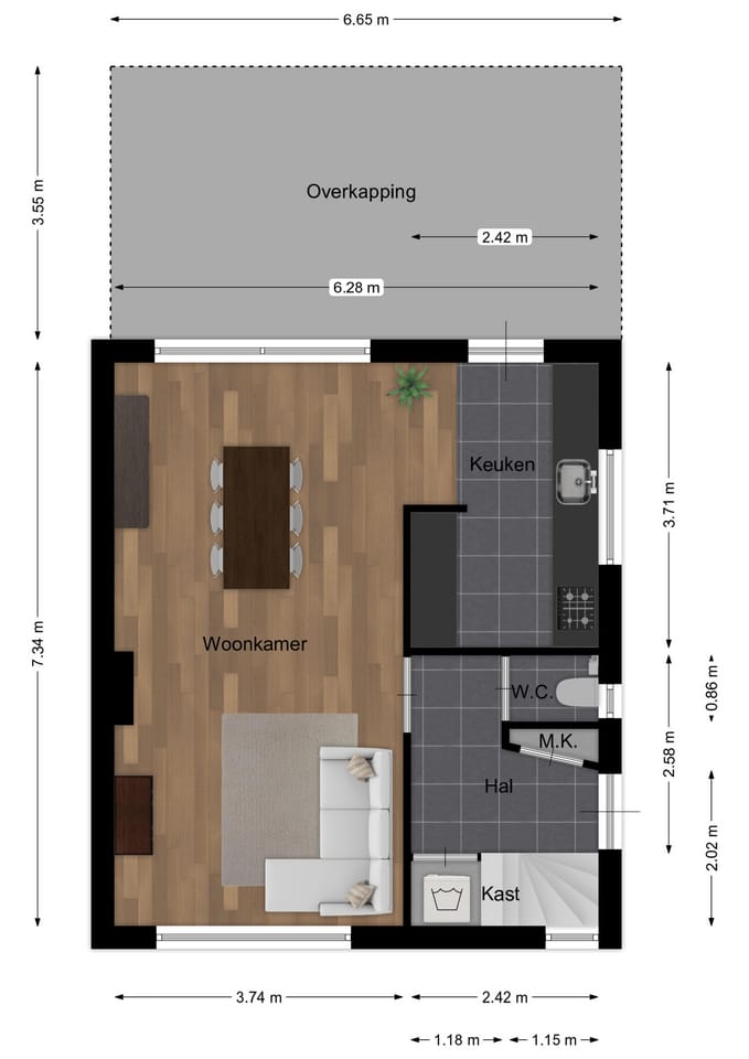 Foto 22 van Zwartdriesstraat 13