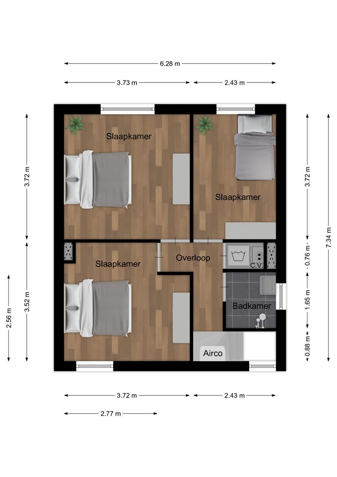 Foto 23 van Zwartdriesstraat 13