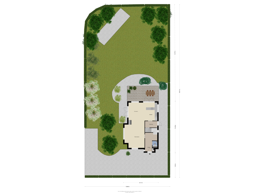 View floorplan of Begane Grond Tuin of Beukenlaan 3