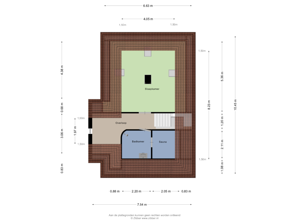 View floorplan of Tweede Verdieping of Beukenlaan 3