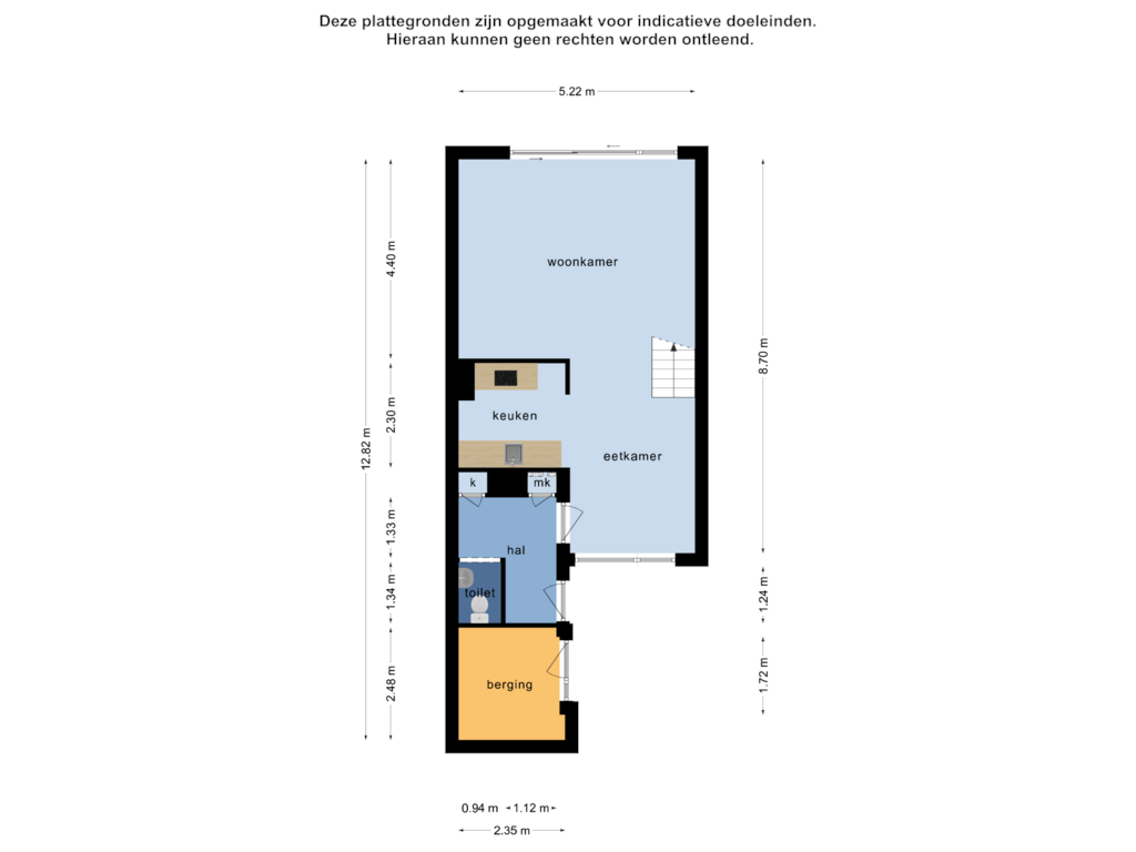 Bekijk plattegrond van Begane grond van Stinzenflora 58