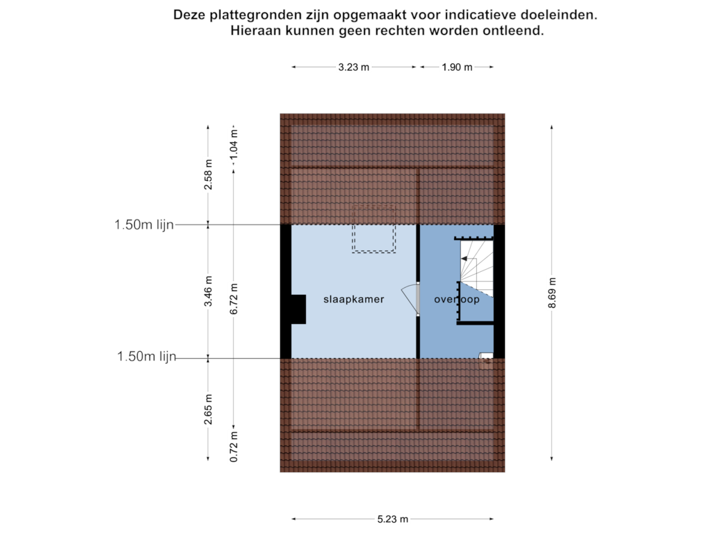 Bekijk plattegrond van 2e verdieping van Stinzenflora 58