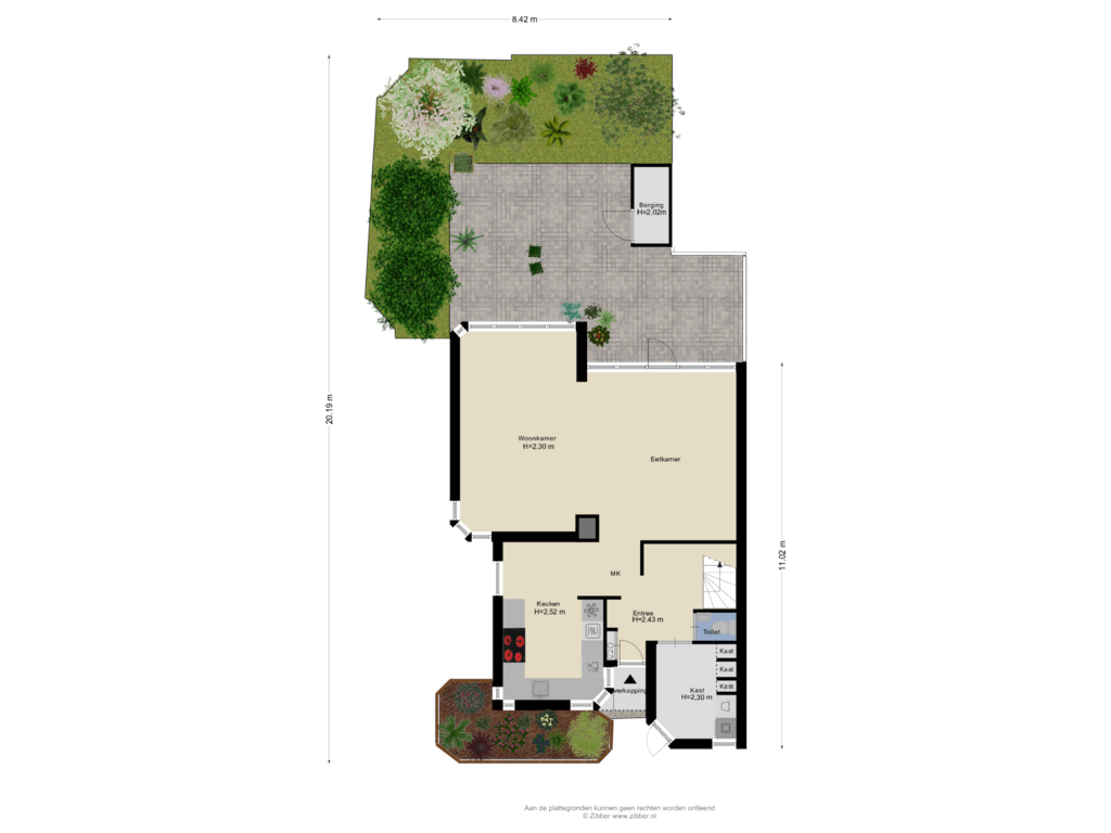 Bekijk plattegrond van Begane Grond Tuin van Bakhuis 6