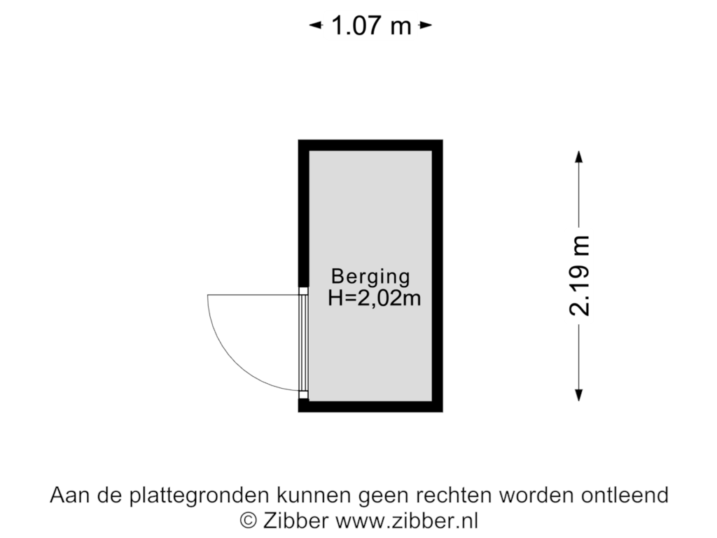 Bekijk plattegrond van Berging van Bakhuis 6