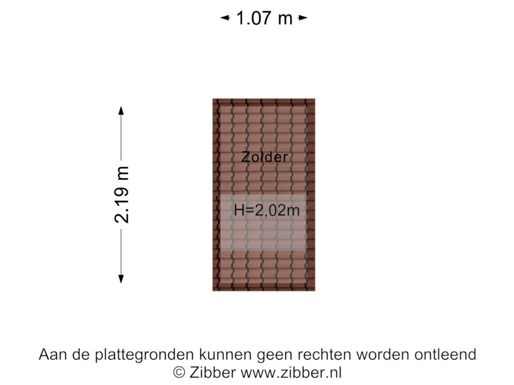 Bekijk plattegrond van Zolder van Bakhuis 6