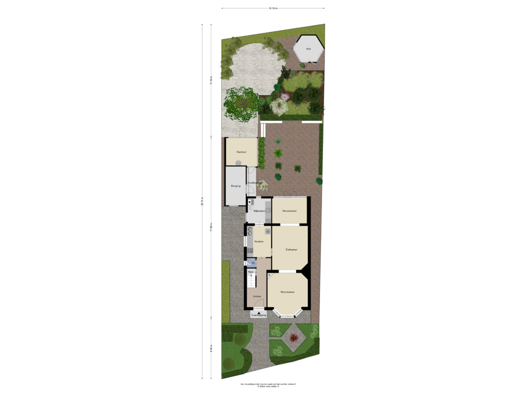 Bekijk plattegrond van Begane Grond _Tuin van Sprengenweg 114