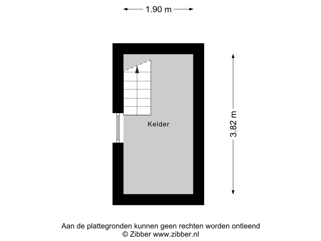 Bekijk plattegrond van Kelder van Sprengenweg 114