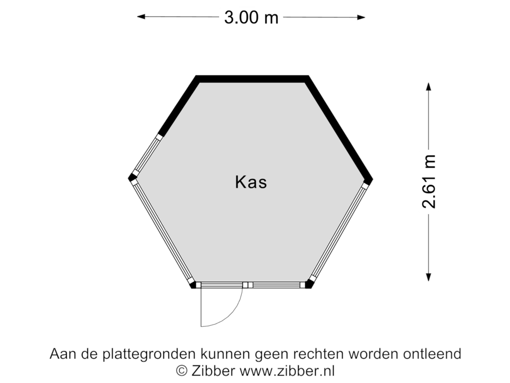 Bekijk plattegrond van Kas van Sprengenweg 114