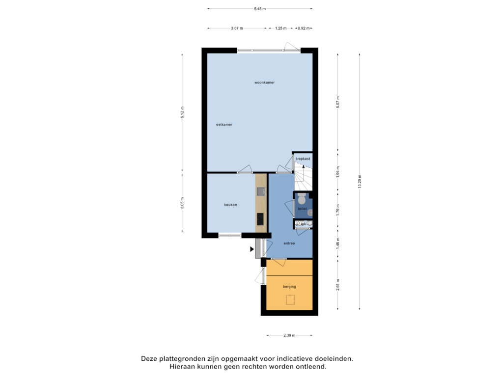 Bekijk plattegrond van Begane Grond van Barten 17