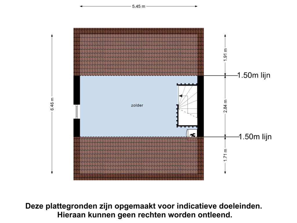 Bekijk plattegrond van Zolder van Barten 17